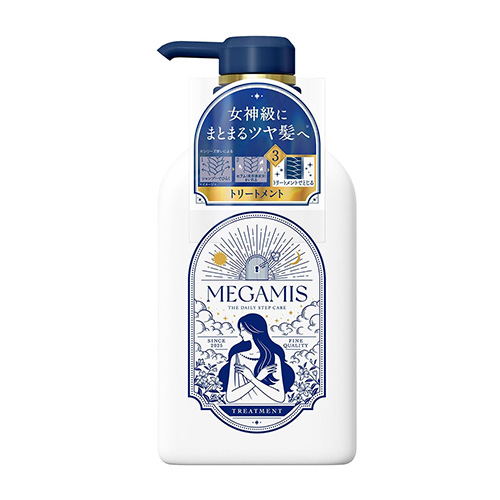 메가미스 트리트먼트 본품 440ml 화이트 머스크&워터리 플라워 향 손상모 케어 (기간한정)