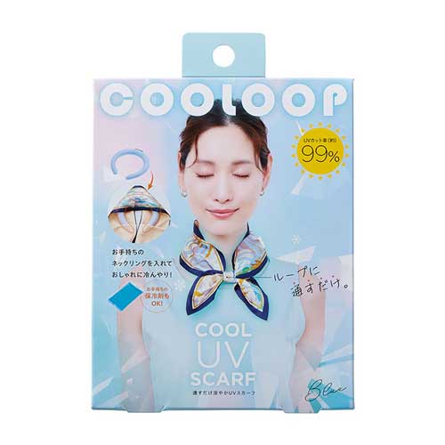 코지트 COGIT COOLOOP 쿨링 UV 스카프 블루 냉감 자외선차단 스카프