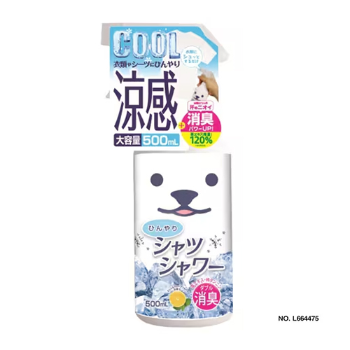 히야리 셔츠 샤워 민트&자몽향 500ml 의류 냉감 탈취 섬유 케어 스프레이