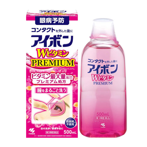 아이봉 더블 비타민 프리미엄 눈세안액 500mL 【제3류의약품】 눈세정 눈세척