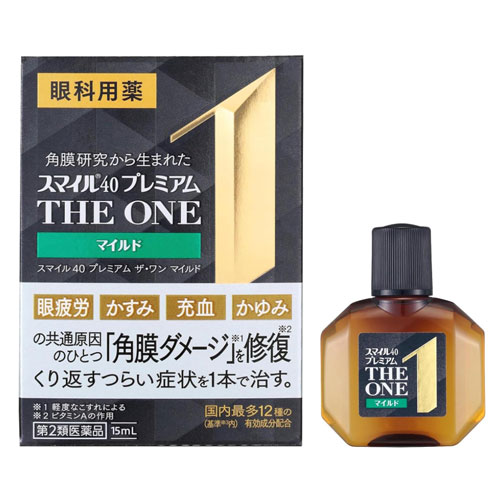 스마일40 프리미엄 더원 안약 15ml (마일드) 【제2류의약품】 청량감 레벨 2