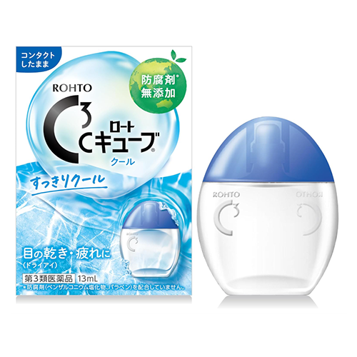 로토 C큐브 쿨 a 13mL 시원한 쿨링감 【제3류 의약품】 씨큐브 렌즈용안약