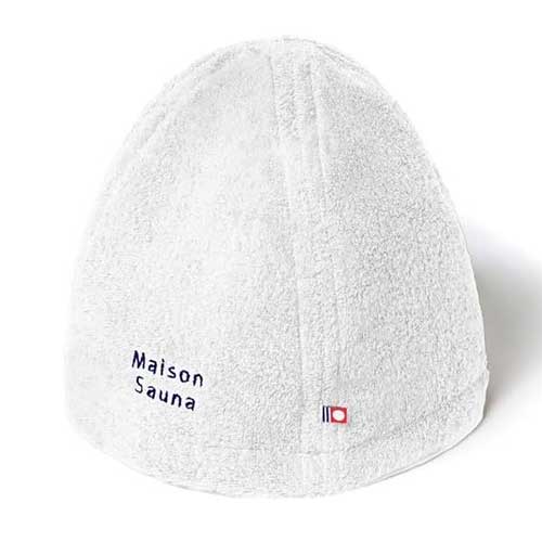 메종 사우나 (Maison Sauna)  이마바리 타월 사우나 모자 68cm 흰색
