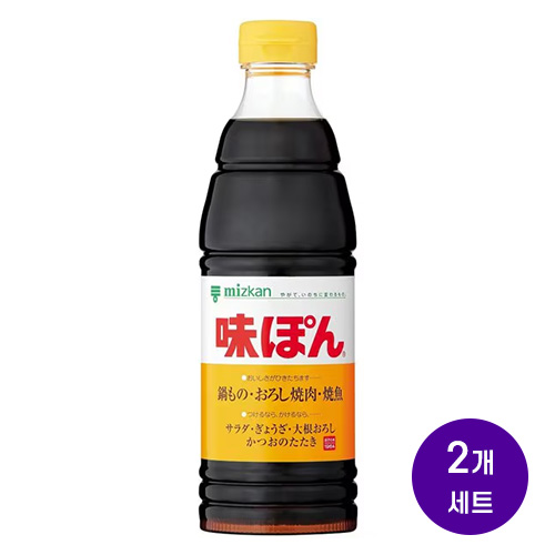 미츠칸 아지폰 폰즈 600ml 2개세트