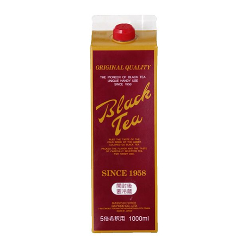 GS푸드 블랙티 가당 농축 홍차 1000ml (5배 희석용)