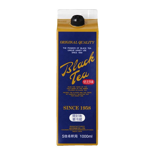 GS푸드 블랙티 저당도 농축 홍차 1000ml (5배 희석용)