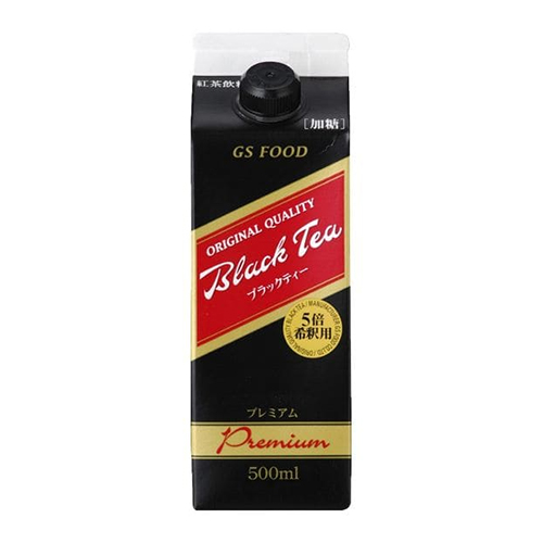 GS푸드 블랙티 프리미엄 농축 홍차 500ml (5배 희석용)
