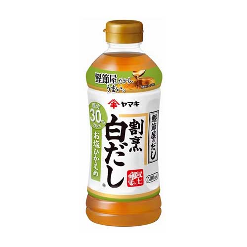야마키 저염 시로다시 하얀간장 500ml