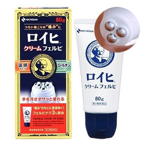 로이히 크림펠비낙 스텐레스볼 80g【제2류의약품】 크림파스 온타입 펠비낙성분 