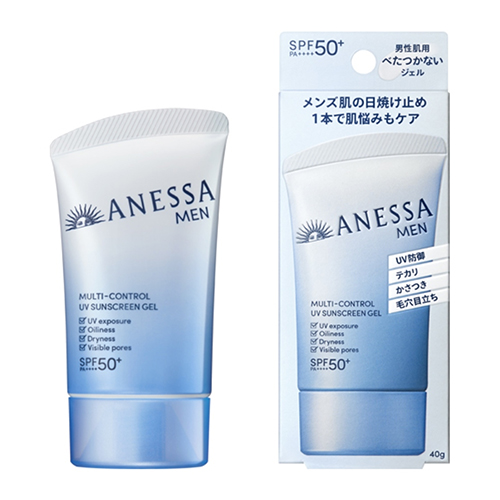 시세이도 아넷사 멀티 컨트롤 UV 젤 남성용 선크림 SPF50 40g