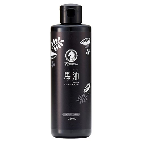 아이미디어Aimedia 프로시아 마유 컬러 올인원 샴푸 내추럴 블랙 220mL