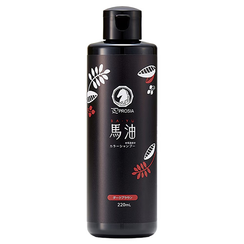 아이미디어Aimedia 프로시아 마유 컬러 올인원 샴푸 다크 브라운 220mL