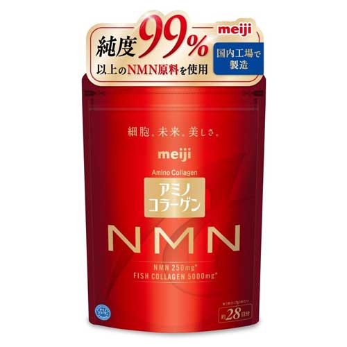 메이지 아미노콜라겐 NMN 파우더 약 28일분 196g 