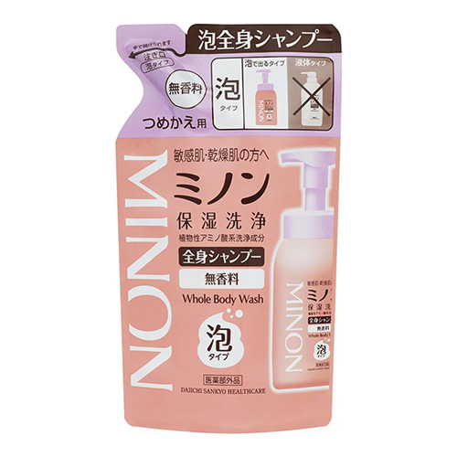 미논 전신 바디 워시 거품 타입 리필 400mL