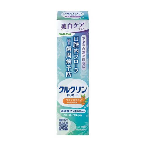 쿨클린 PG 가드 미백케어 플러스 치약 사라야 쿨클린 PG 가드 미백케어 플러스 치약 80g 1개