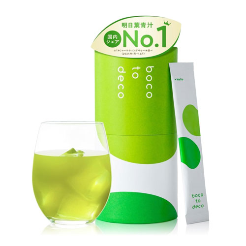보코 투 데코 명일엽 녹즙 3g×20포 무첨가 어린이도 마실 수 있는 녹즙