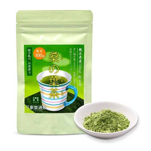 반쇼도 뽕잎차 뽕잎분말 100g  상엽차 구마모토산 