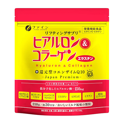 파인 히알루론산 & 콜라겐 + 환원형 코엔자임 Q10 30일분 (210g)