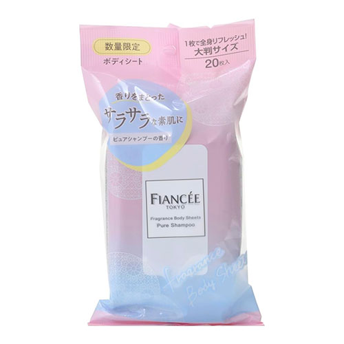피앙세 프래그런스 바디 시트 퓨어 샴푸향 20매입