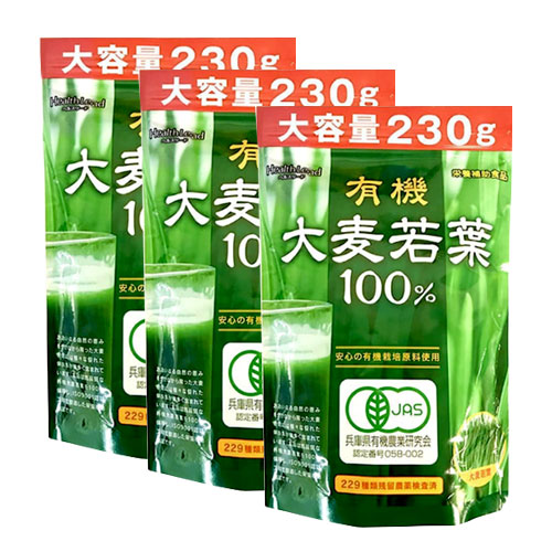 유기농 보리새싹 100% 분말 230g 3세트