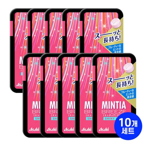 민티아 브리즈 샤이니 핑크 30정10개