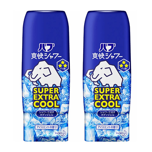 바브 상쾌 샤워 슈퍼 엑스트라 쿨 샤워용 바디 젤 아이스 민트향 210g x2개세트