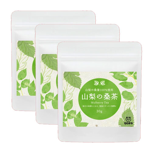 야마나시 뽕잎차 30g×3개 일본산 뽕잎 분말 녹즙 무첨가 노카페인