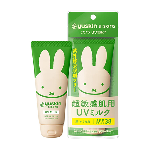 유스킨 시소라 UV 밀크 SPF38 PA+++ 저자극 무기자차 선크림 80g