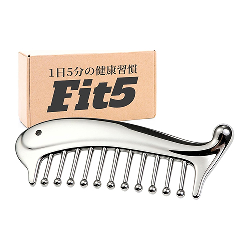 Fit5 두피 괄사 마사지 지압봉