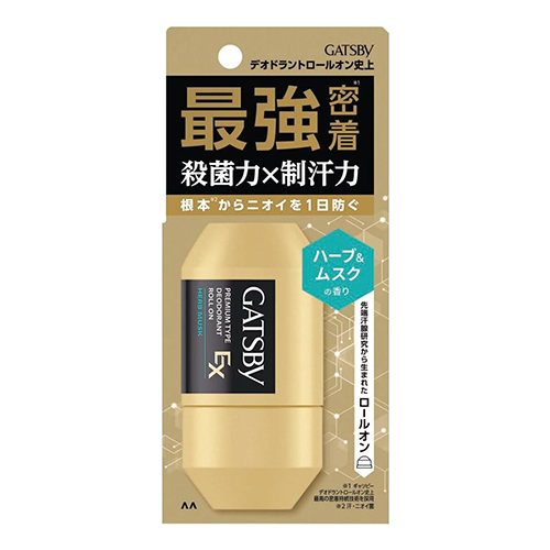 만담 갸스비 EX 프리미엄 데오드란트 롤온 허브 & 머스크 향 60mL
