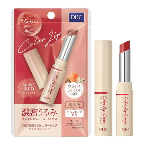 DHC 우루미 컬러 립 아로마 와인 레드 1.5g