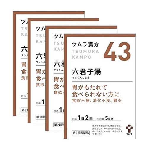 쯔무라 한방 육군자탕 엑기스과립 43번 10포(5일분 ) x 4개 