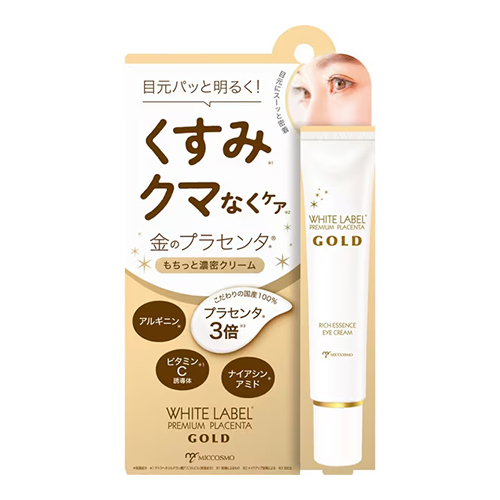 화이트라벨 골드 플라센타 촉촉한 화이트닝 피부 진한 다크서클 케어 아이크림 25g