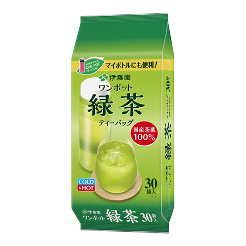 이토엔 원포트 녹차 티백 3.0g 30개입 (말차 함유)