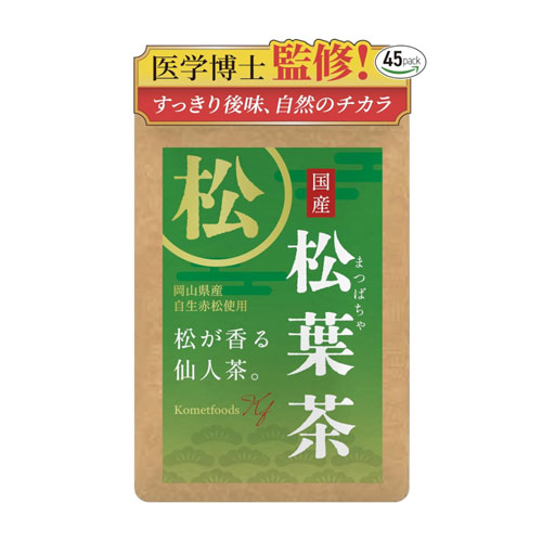 코멧푸즈 일본 오카야마현산 적송 솔잎차 티백 1g × 45포 