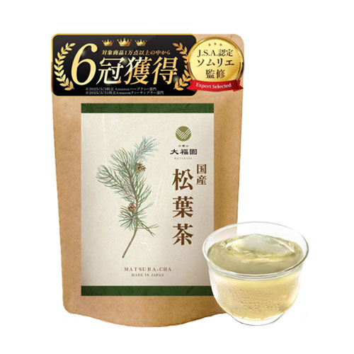 오차노다이후쿠엔 일본산 솔잎차 티백 2g × 30포