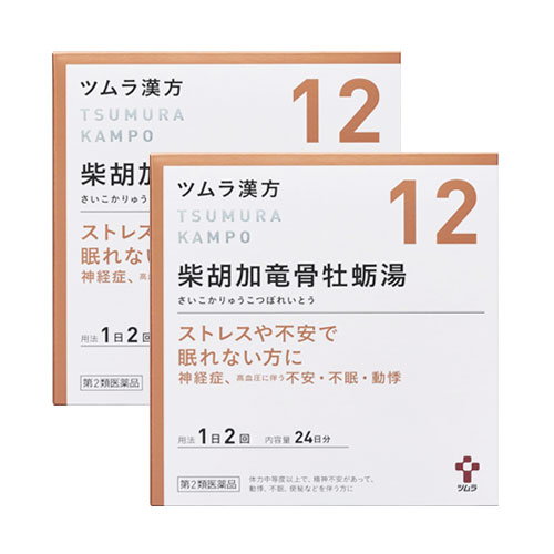 쯔무라 한방 시호가용골모려탕 엑기스과립 12번 48포(24일분) x 2개세트