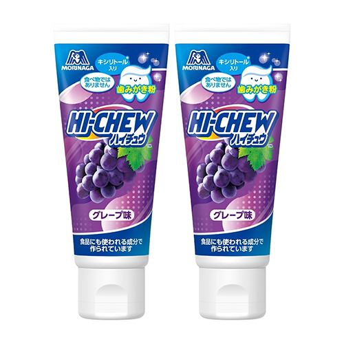 모리나가제과 하이츄 치약 포도맛  50g x 2개