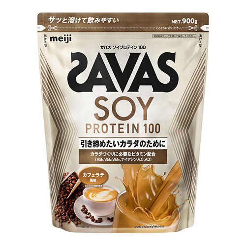 메이지 자바스(SAVAS) 소이 프로틴 카페라테맛 900g