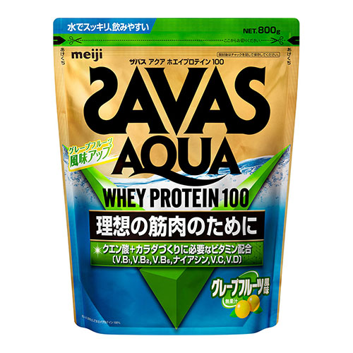메이지 자바스(SAVAS) 아쿠아 웨이 프로틴 100 자몽맛 800g