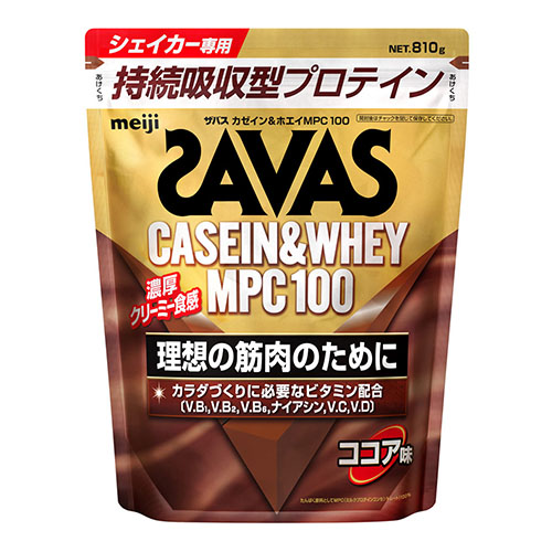 메이지 자바스(SAVAS) 카제인 & 웨이 유청 단백질 MPC100 코코아맛 810g