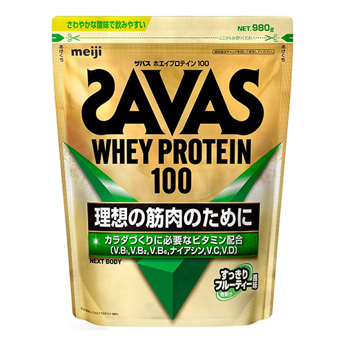 메이지 자바스(SAVAS) 웨이 프로틴 100 산뜻한 프루티맛 980g
