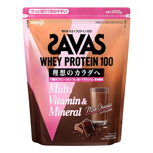 메이지 자바스(SAVAS)웨이 프로틴 100 밀크 쇼콜라맛 900g