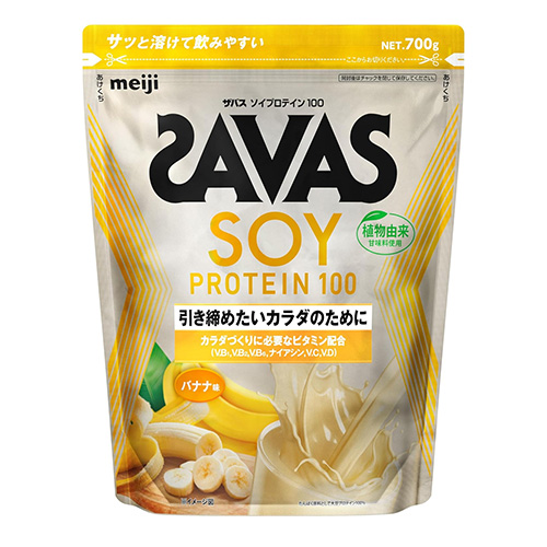 메이지 자바스(SAVAS)소이 프로틴 100 바나나맛 700g