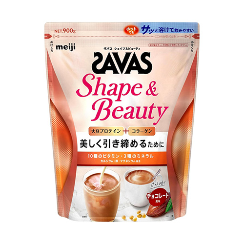 메이지 자바스(SAVAS)포 우먼 셰이프 & 뷰티 초콜릿맛 900g