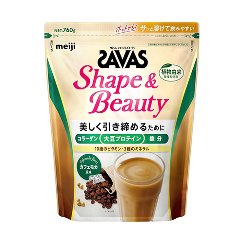 메이지 자바스(SAVAS)포 우먼 셰이프 & 뷰티 카페모카맛 760g