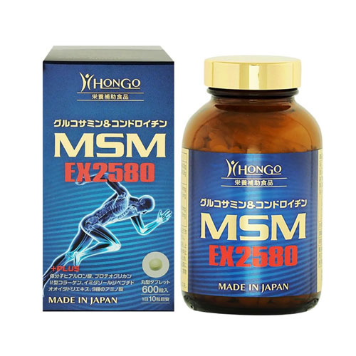 MSM EX2580 600정 약 60일분 관절건강 서플리먼트