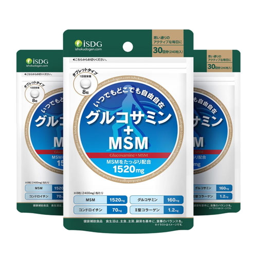iSDG 글루코사민 MSM 240정 30일분
