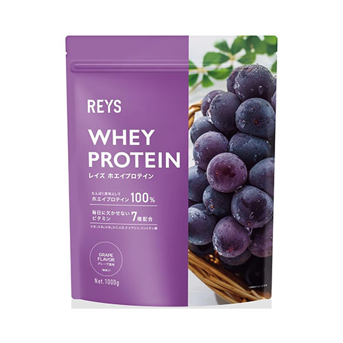 REYS 레이즈 분말 유청 단백질 WPC 웨이 프로틴 포도맛 1kg