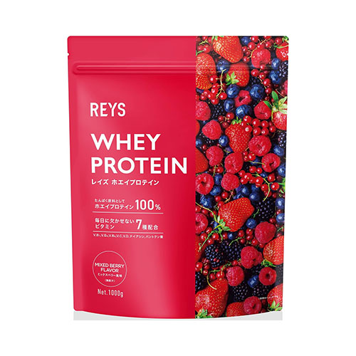 REYS 레이즈 분말 유청 단백질 WPC 웨이 프로틴 믹스베리맛 1kg